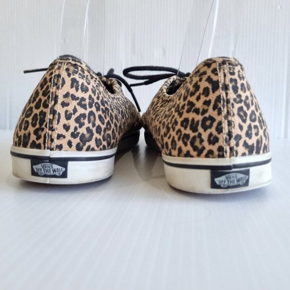 Vans Multicolour Leopard Print Low Top Sneakers Size 9.5 - Picture 6 of 7